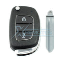 XRemotes - Genuine Hyundai H1 2016+ Flip Remote 2Buttons PCF7936 433MHz 95430-4H400 95430-4H300 - 