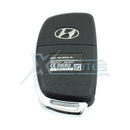 XRemotes - Genuine Hyundai I10 I20 2014+ Flip Remote 3Buttons OKA-865T HITAG3 PCF7938XA 433MHz 