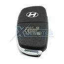 XRemotes - Genuine Hyundai Creta 2016+ Flip Remote 3Buttons RKE-4F17 HITAG3 PCF7938XA 433MHz 