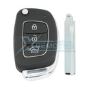 XRemotes - Genuine Hyundai Santa Fe Remote Key 2016+ RKE-4F17 433MHz 95430-2W510 - XR-3984-KB Remote