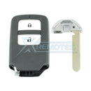 XRemotes - Genuine Honda Civic Smart Key 2014+ 2Buttons 433MHz 72147-TP6-Y51 - XR-4027-KB Honda, 