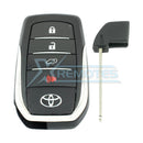 XRemotes - Genuine Toyota Fortuner Smart Key 2015+ BM1EW 433MHz 89904-0K231 89904-0K090 - XR-4033-KB