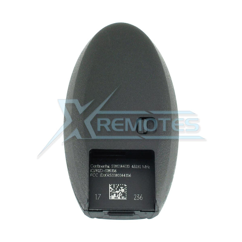 XRemotes - Genuine Nissan Rogue Smart Key 2016+ KR5S180144106 433MHz 285E3-6FL2B 285E3-6FL7B - 