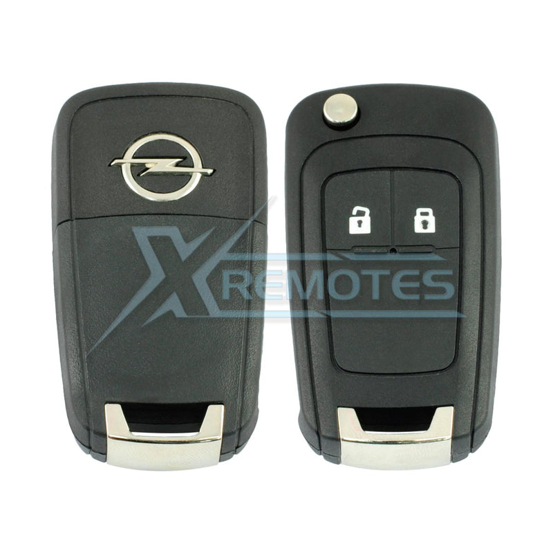 XRemotes - Opel Flip Remote Cover 2009+HU100 2 / 3Buttons - XR-4108 Opel, Remotes Shells