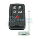 XRemotes - Volvo Smart Key S60 S80 V40 V60 V70 XC70 2007+ 5Buttons 433MHz / 902MHz - XR-4125-KB 