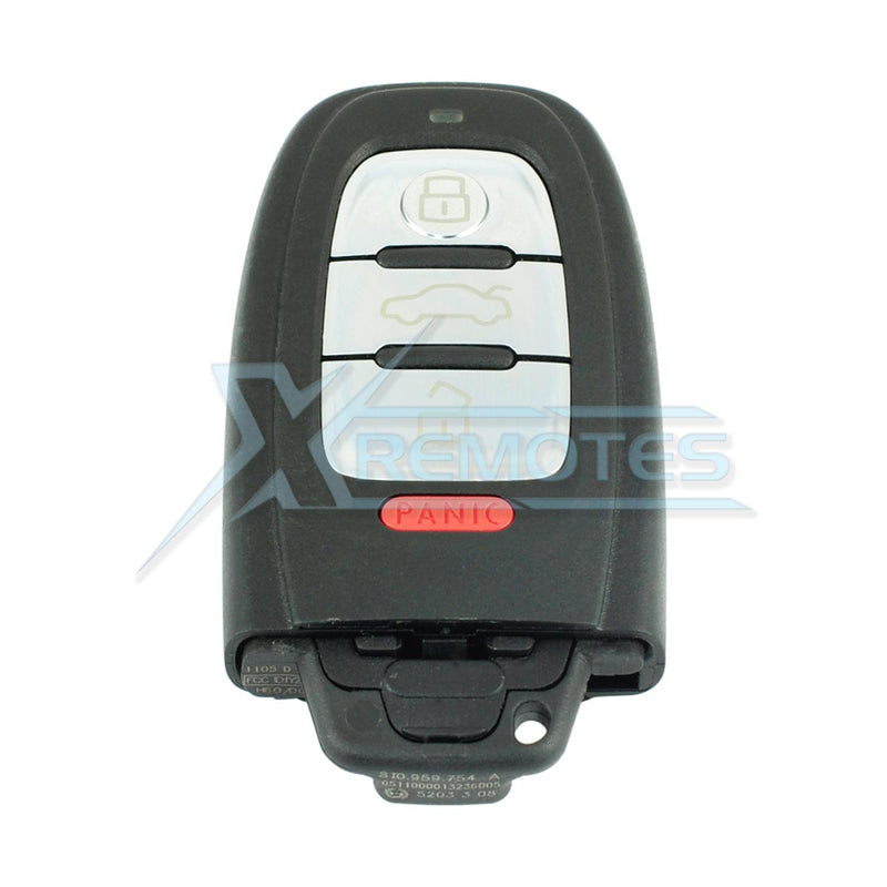 XRemotes - Genuine Audi Smart Key A4 A5 A6 A8 Q5 2008+ 4Buttons 315MHz 8T0959754A - XR-4155 Audi, 