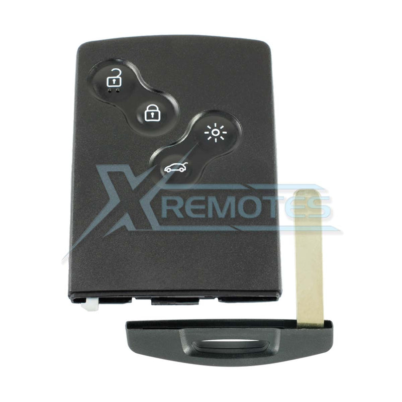 XRemotes - Renault Clio4 Captur Symbol 2012+ Smart Key 4Buttons 433MHz Keyless Go - XR-4171-KB 