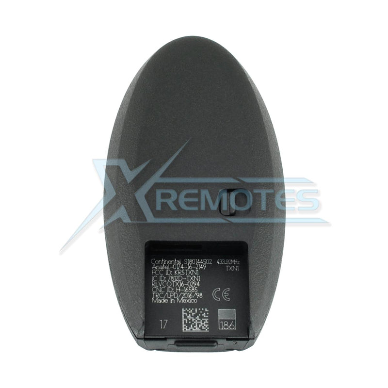 XRemotes - Genuine Nissan Kicks Smart Key 2016+ 3Buttons KR5TXN1 433MHz 285E3-5RA0A - XR-4178 Smart 