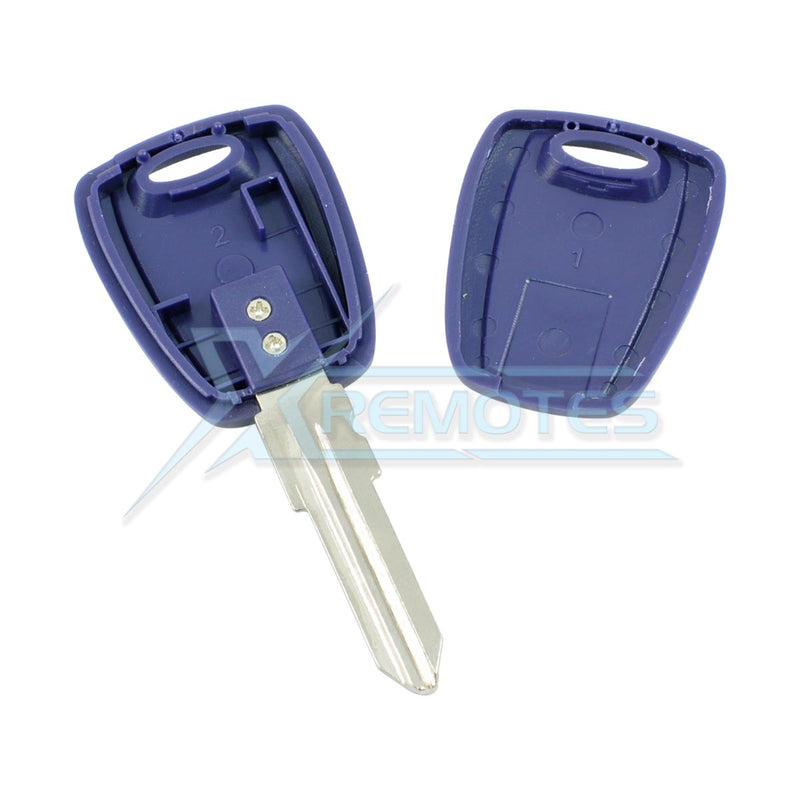 XRemotes - Fiat Transponder Key Shell GT15 - XR-419 Chip Less Key XRemotes