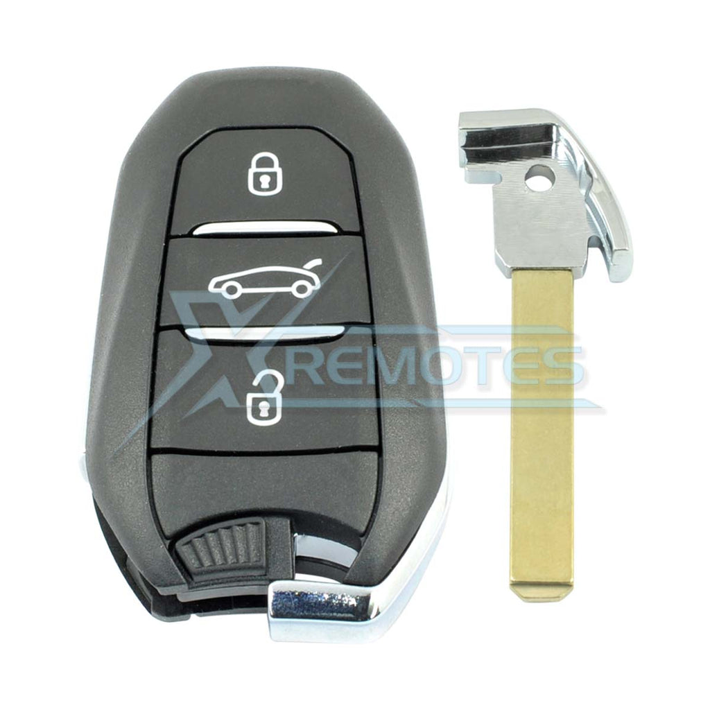 Peugeot, Citroen Remote Key 2Buttons 433MHz CE0536 VA2