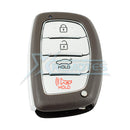 XRemotes - Genuine Hyundai Elantra Smart Key 2014+ KCC-CRM-SVI-MDFGE04 433MHz 95440-3X520 - XR-4320 