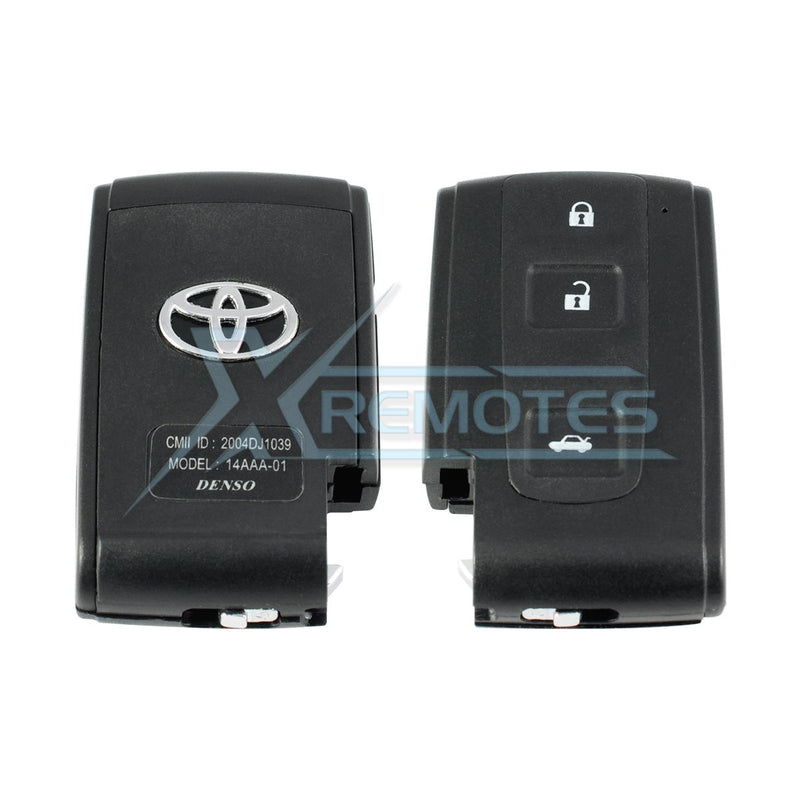 XRemotes - Toyota Prius Smart Key Cover 2004+ - XR-4365 Smart Keys Shells, Toyota