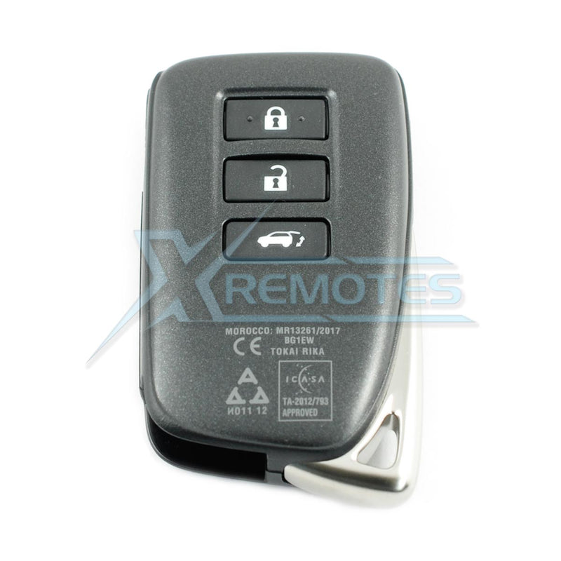 XRemotes - Genuine Lexus LX460 LX570 NX200 Smart Key 2015+ BG1EW P1-A8 433MHz 89904-78591 - XR-4426 