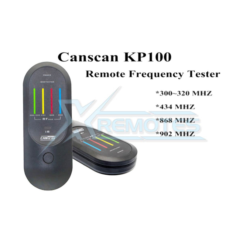 XRemotes - CanScan KP100 Remote Frequency Tester For Remotes Smart Keys 300-320MHz - 434MHz - 868MHz