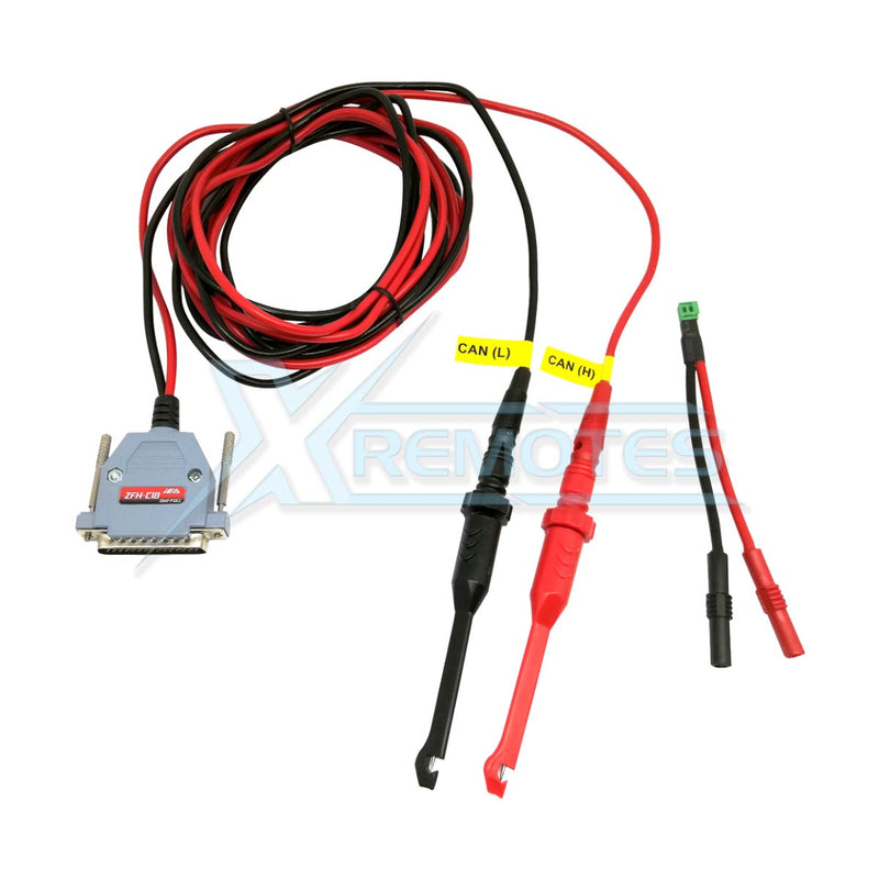 XRemotes - Zed-Full C18 Cable For Jeep RFHUB 2018+ Key Programming Cable ZFH-C18 - XR-4483 Key 