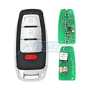 XRemotes - KeyDiy KD Smart Key ZB Series Audi Type ZB08 Smart Key - XR-4499-ZB08-3 KD Smart Keys