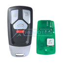 XRemotes - KeyDiy KD Smart Key ZB Series Audi Type ZB26 Smart Key - XR-4499-ZB26-3 KD Smart Keys