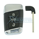 XRemotes - Volkswagen Passat 2015+ Smart Key 3Buttons 434MHz 3G0 959 752 3G0959752 - XR-4529-KB 