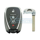 XRemotes - Chevrolet Camaro Malibu Cruze 2016+ Smart Key HYQ4EA 433MHz - XR-4555-KB Chevrolet, Smart