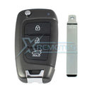 XRemotes - Genuine Hyundai I30 2017+ Flip Remote 3Buttons 433MHz 95430-G3200 - XR-4590-KB Hyundai, 