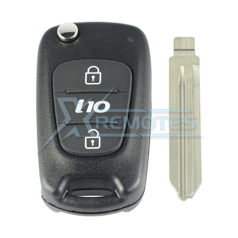 XRemotes - Genuine Hyundai I10 Remote Key 2010+ HM-T030 433MHz 95430-0X010 - XR-4598-KB Remote 