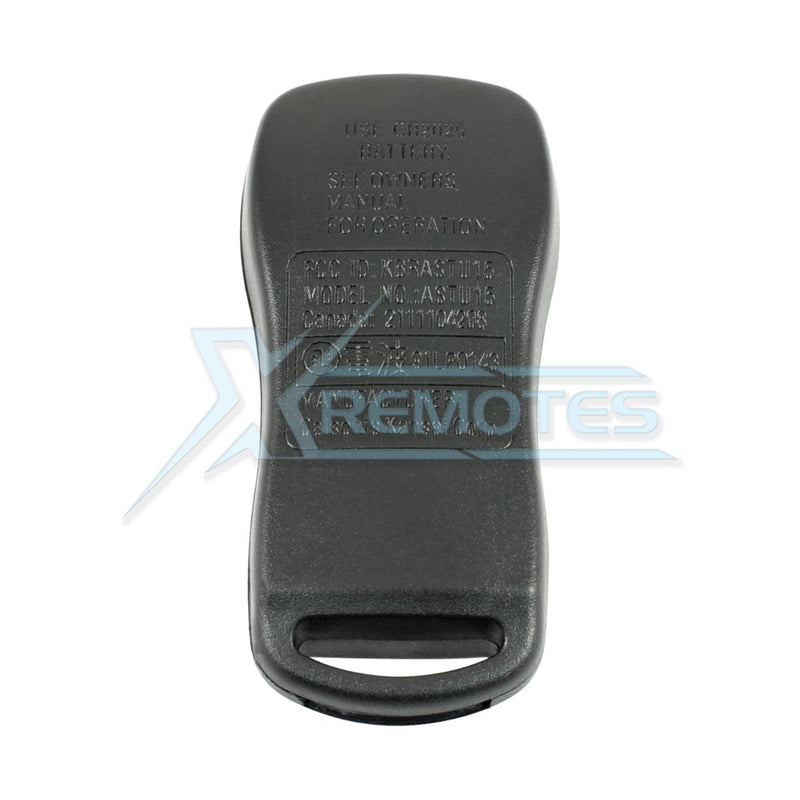 XRemotes - Genuine Nissan Tiida Remote Control 2006+ KBRASTU15 315MHz 28268-EA00A - XR-460 Remote 