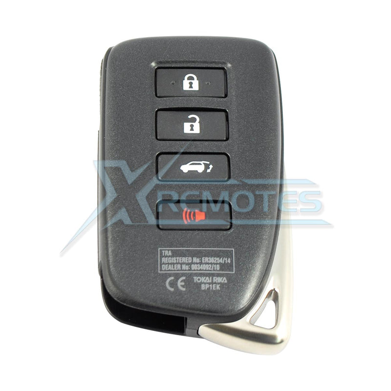 XRemotes - Genuine Lexus RX350 RX450HL Smart Key 2016+ BP1EK 433MHz 89904-48E20 89904-48J60 - 