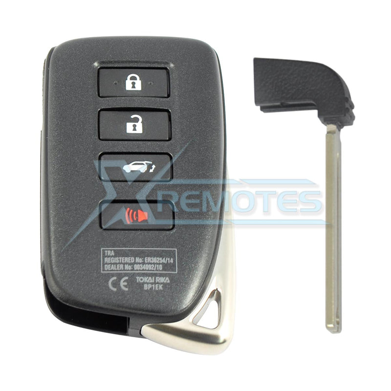 XRemotes - Genuine Lexus RX350 RX450HL Smart Key 2016+ BP1EK 433MHz 89904-48E20 89904-48J60 - 