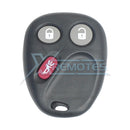 XRemotes - Genuine Chevrolet Trailblazer Envoy Remote 2002+ MYT3X6898B 315MHz 15008008 15008009 