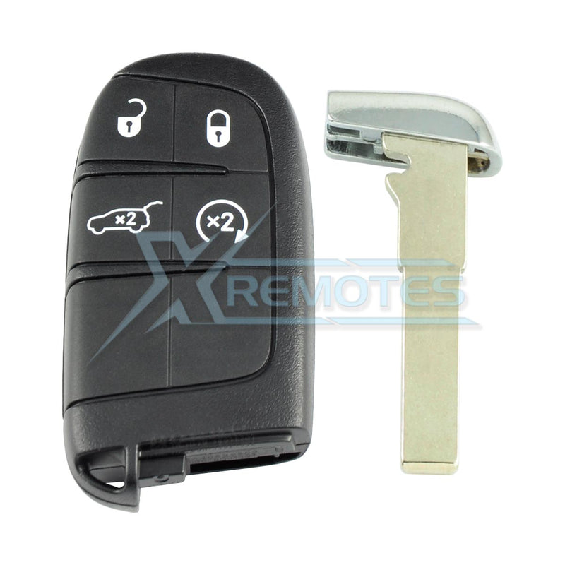 XRemotes - Genuine Jeep Compass 2017+ Smart Key HITAG AES PCF7953M 433MHz - XR-4636-KB Jeep, Smart 