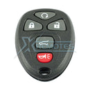 XRemotes - Gmc Yukon Chevrolet Suburban Tahoe 2007+ Remote OUC60270 315MHz - XR-4649 Chevrolet, GMC,