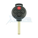 XRemotes - Smart Fortwo ForFour 2008+ Remote Key PCF7941 315MHz / 433MHz - XR-4652 Remotes, Smart