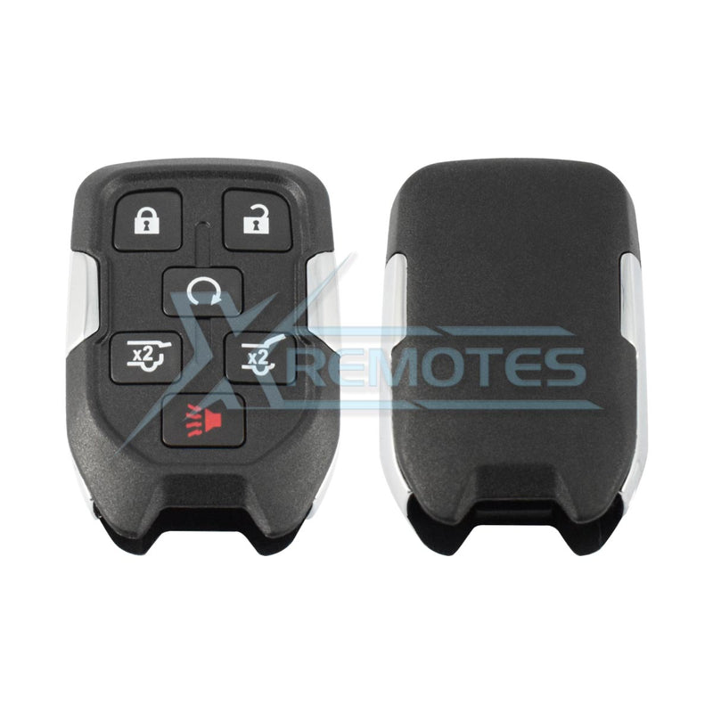 XRemotes - Chevrolet Gmc Smart Key Cover 2014+ 6Buttons - XR-4692 Remote Shell XRemotes