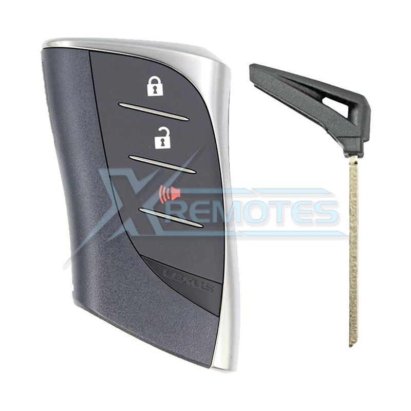 XRemotes - Genuine Lexus UX200 UX250 Smart Key 2019+ B2C2K2R P1-A8 433MHz 8990H-76350 - XR-4707-KB 