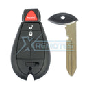 XRemotes - Genuine Jeep Cherokee 2014+ Fobik Key GQ4-53T PCF7961M 433MHz 68105081AG 68105081AF - 