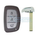 XRemotes - Genuine Hyundai Ioniq 2016+ Smart Key 3Buttons FOB-4F11 TFKB1G072 HITAG3 433MHz 