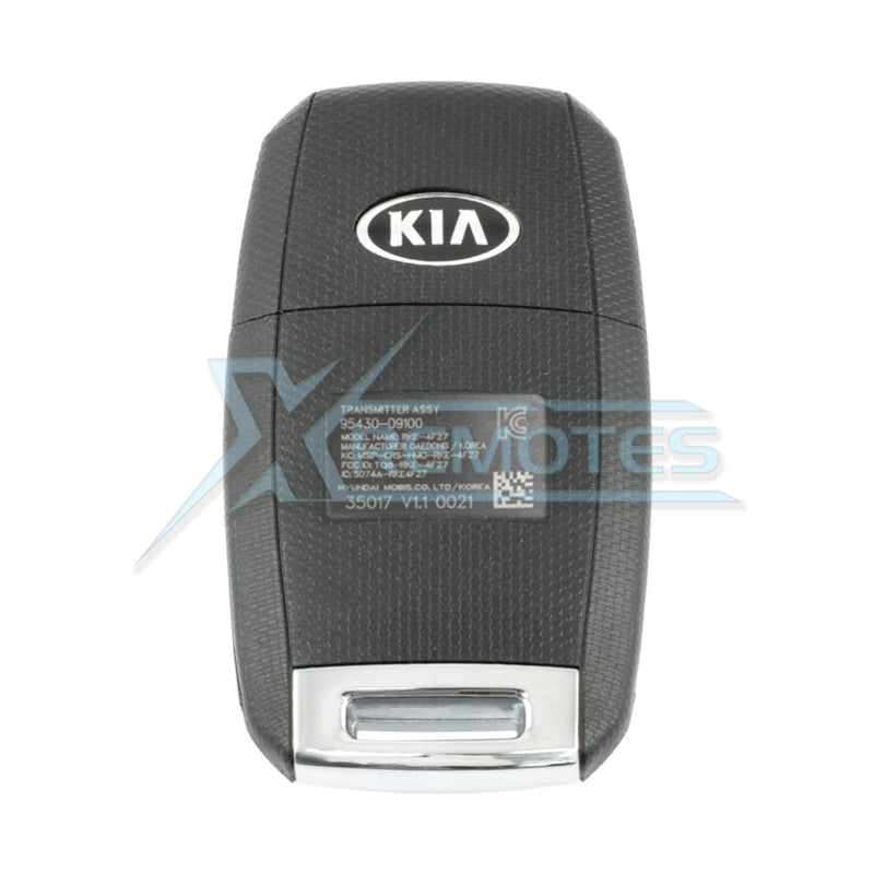 XRemotes - Genuine Kia Sportage Remote Key 2016+ TQ8-RKE-4F27 433MHz 95430-D9100 - XR-4841 Remote 
