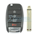 XRemotes - Genuine Kia Sportage Remote Key 2016+ TQ8-RKE-4F27 433MHz 95430-D9100 - XR-4841-KB Remote
