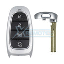 XRemotes - Genuine Hyundai Sonata 2019+ Smart Key 4Buttons TQ8-FOB-4F26 HITAG3 NCF29A1X 433MHz 