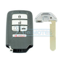 XRemotes - Genuine Honda Civic Smart Key Fob 2016+ KR5V2X 433MHz - XR-4899-KB Smart Key Honda