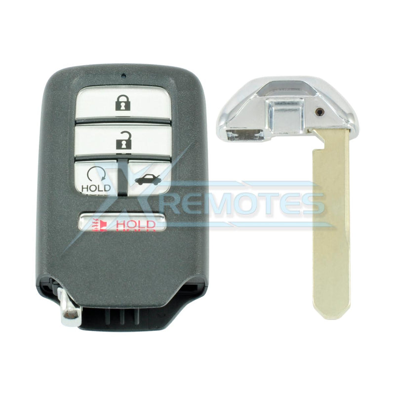 XRemotes - Genuine Honda Civic Smart Key Fob 2016+ KR5V2X 433MHz - XR-4899-KB Smart Key Honda