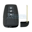 XRemotes - Genuine Toyota Corolla 2019+ Smart Key 3Buttons B2U2K2R 433MHz 8990H-02040 - XR-4936-KB 