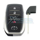 XRemotes - Genuine Toyota Land Cruiser Smart Key 2020+ 4Buttons B2Z2K2A P1-A9 433MHz 89904-60Y40 - 