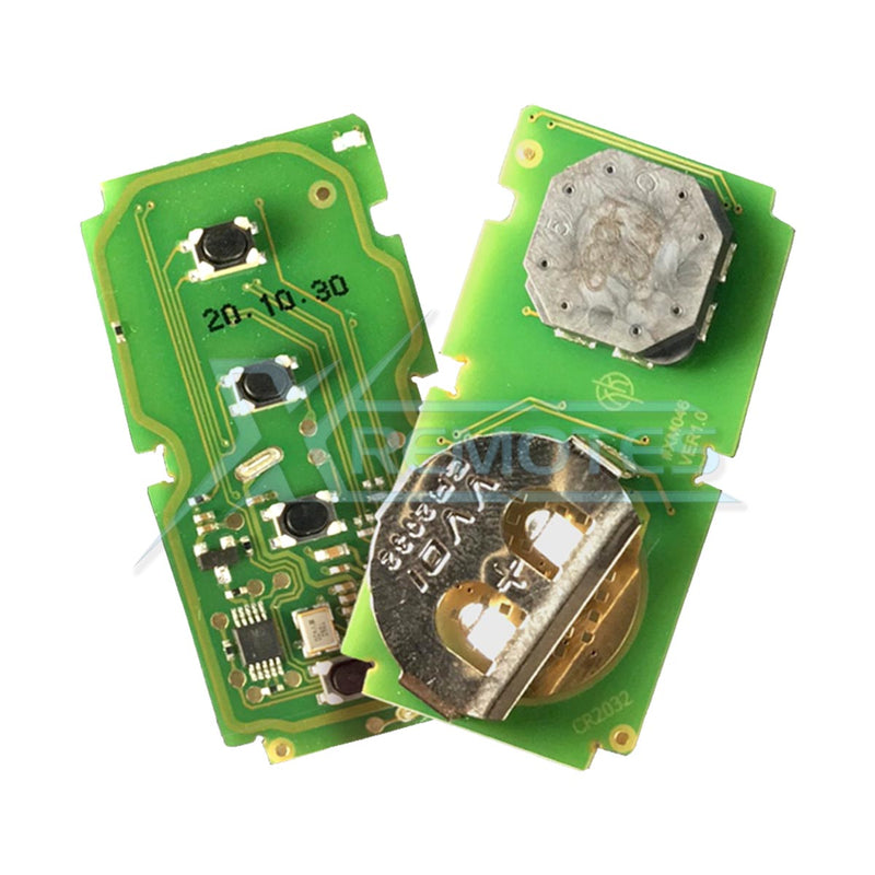 XRemotes - Xhorse Toyota Smart Key PCB For 4D & 8A Chips 4Buttons XSTO00GL - XR-5010 Smart Key 