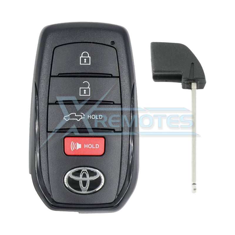 XRemotes - Genuine Toyota Tundra Smart Key 2022+ 4Buttons HYQ14FBX 315MHz 8990H-0C010 - XR-5079-KB 