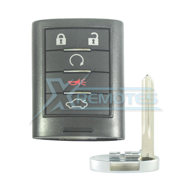 XRemotes - Genuine Cadillac CTS STS Smart Key 2008+ 315MHz 25943676 25943677 - XR-726-KB Smart Key 