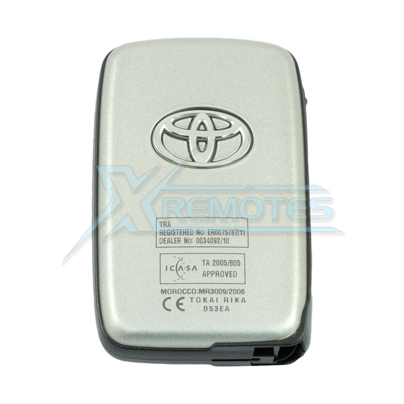 XRemotes - Genuine Toyota Land Cruiser Smart Key 2009+ B53EA P1-98 433MHz 89904-60432 89904-60782 - 