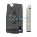 XRemotes - Peugeot 308 408 RCZ Remote Key 2009+ 3Buttons E33C1002 433MHz 6490LQ - XR-850 Remote 