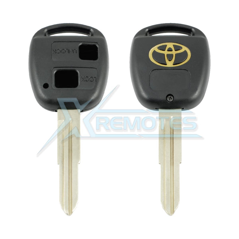 XRemotes - Toyota Remote Key Cover 2001+ 2Buttons TOY41R - XR-908 Remote Shell XRemotes